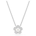 Ariana Grande x Swarovski Set, Kristal inci, Yuvarlak kesim, Çiçek, Beyaz, Rodyum kaplama