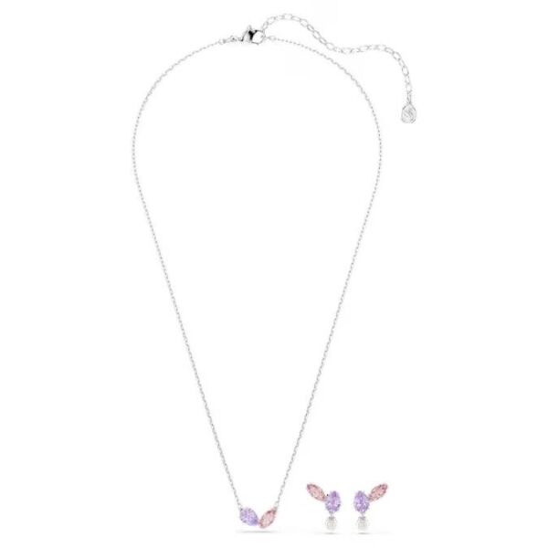 Ariana Grande x Swarovski Set, Karışık kesimler, Çok renkli, Rodyum kaplama