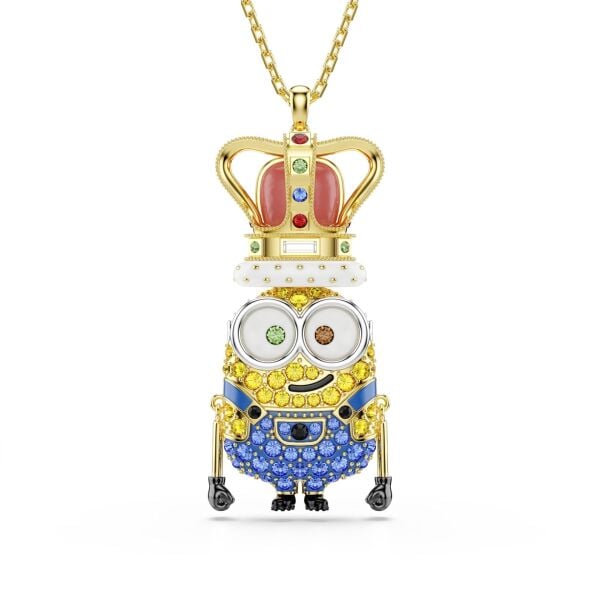 Minions King Bob Kolye, Pavé, Çok renkli, Altın rengi kaplama