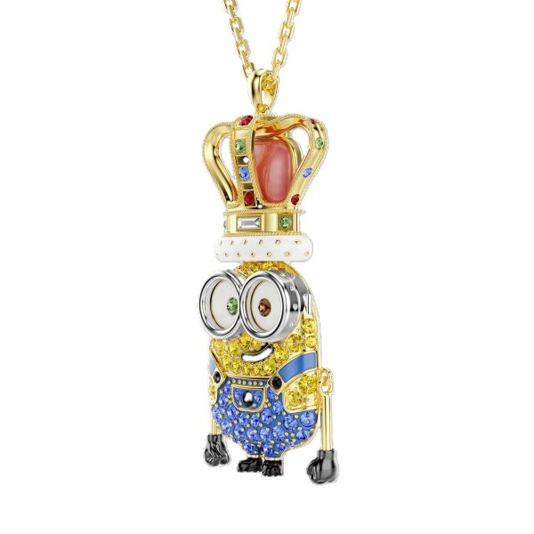 Minions King Bob Kolye, Pavé, Çok renkli, Altın rengi kaplama