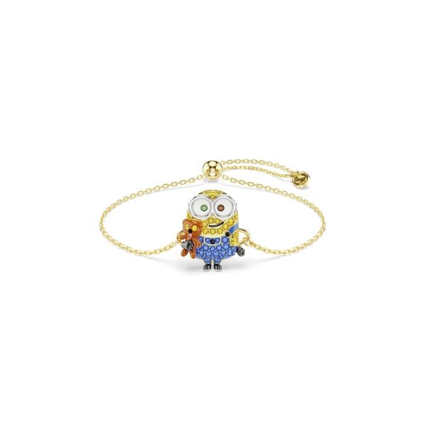Minions Bob Bileklik, Pavé, Çok renkli, Altın rengi kaplama