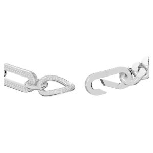 Dextera Kolye, Pavé, Çarpıcı, Karışık bağlantılar, Beyaz, Rodyum kaplama L - 5655648