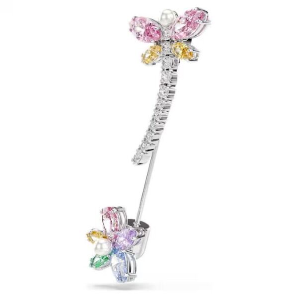 Ariana Grande x Swarovski Broş, Karışık kesimler, Yusufçuk, Çok renkli, Rodyum kaplama