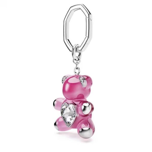 Teddy Anahtarlık, Ayıcık, Pembe, Rodyum kaplama