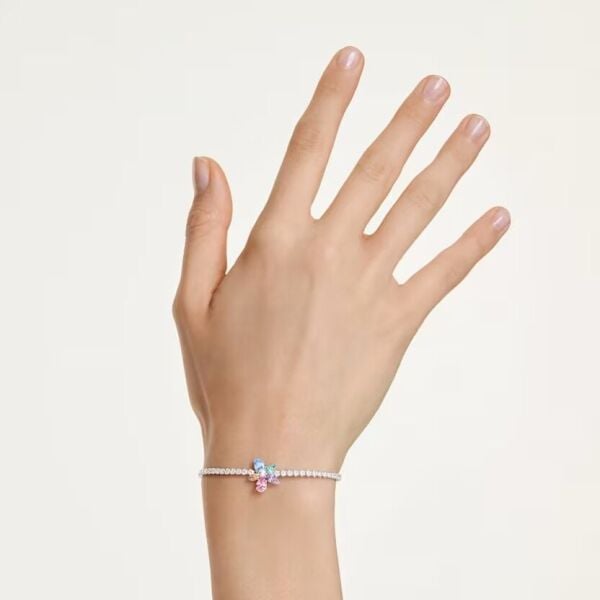 Ariana Grande x Swarovski Bileklik, Karışık kesimler, Çiçek, Çok renkli, Rodyum kaplama