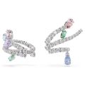Ariana Grande x Swarovski kelepçe küpe, Karışık kesimler, Çok renkli, Rodyum kaplama