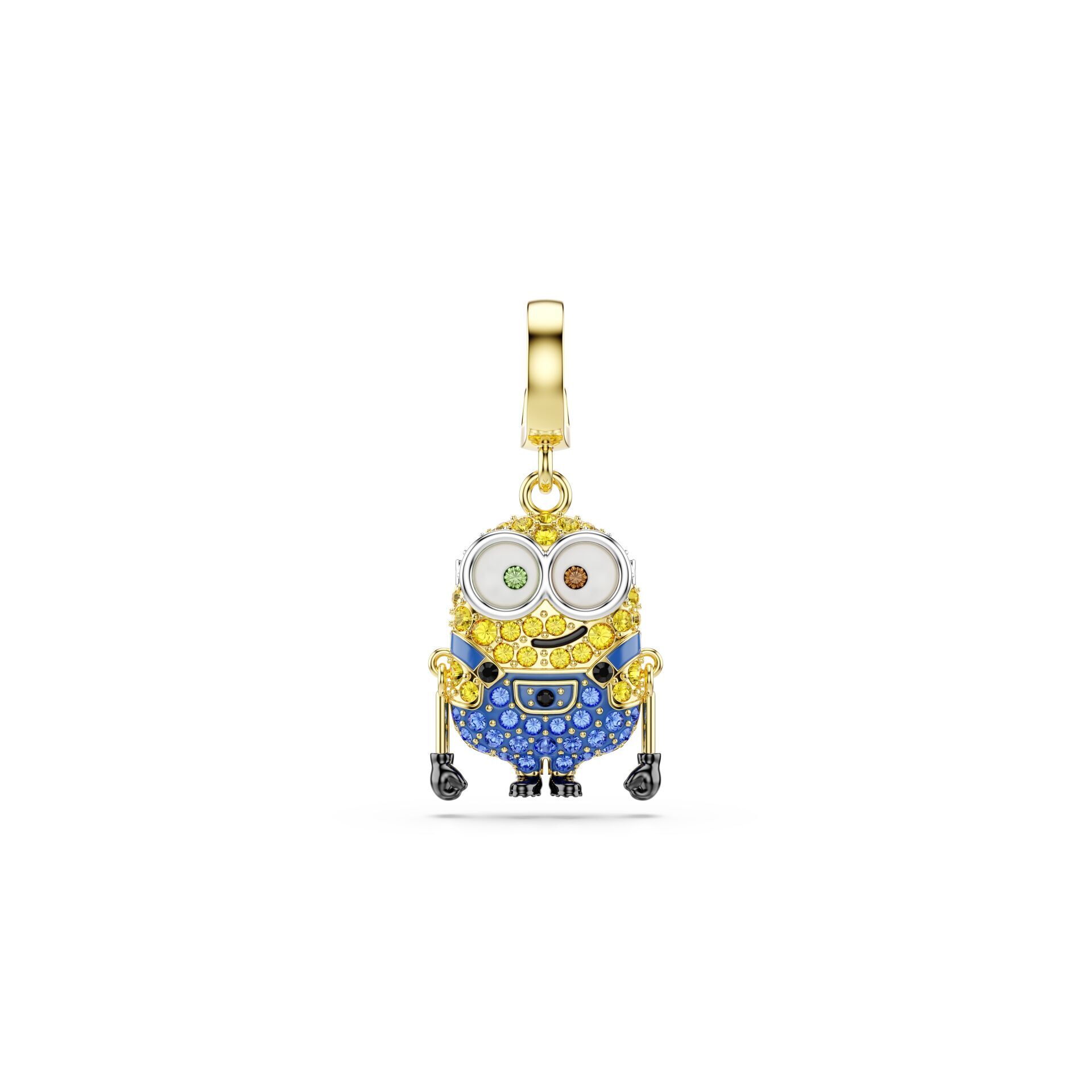 Minions Bob Charm, Pavé, Çok renkli, Altın rengi kaplama