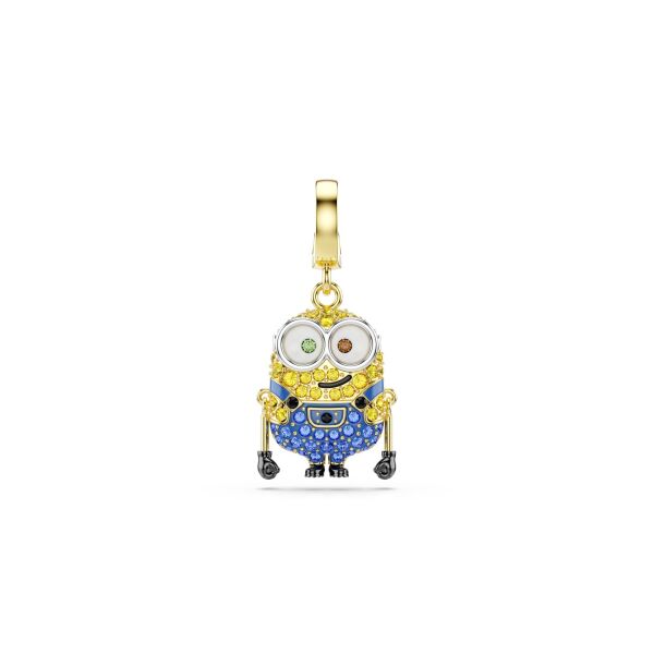 Minions Bob Charm, Pavé, Çok renkli, Altın rengi kaplama