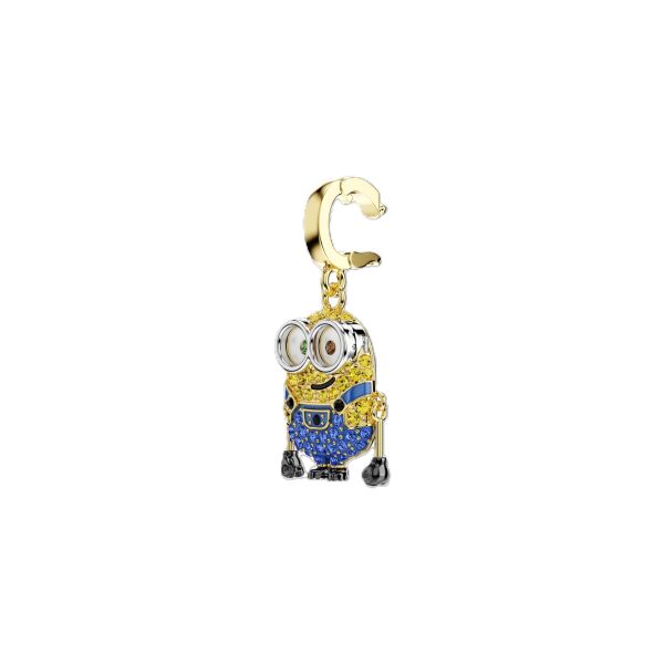 Minions Bob Charm, Pavé, Çok renkli, Altın rengi kaplama