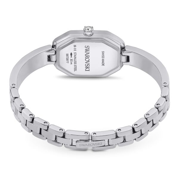 Dextera Bangle Saat, İsviçre Üretimi, Metal bileklik, Gümüş Rengi, Paslanmaz çelik