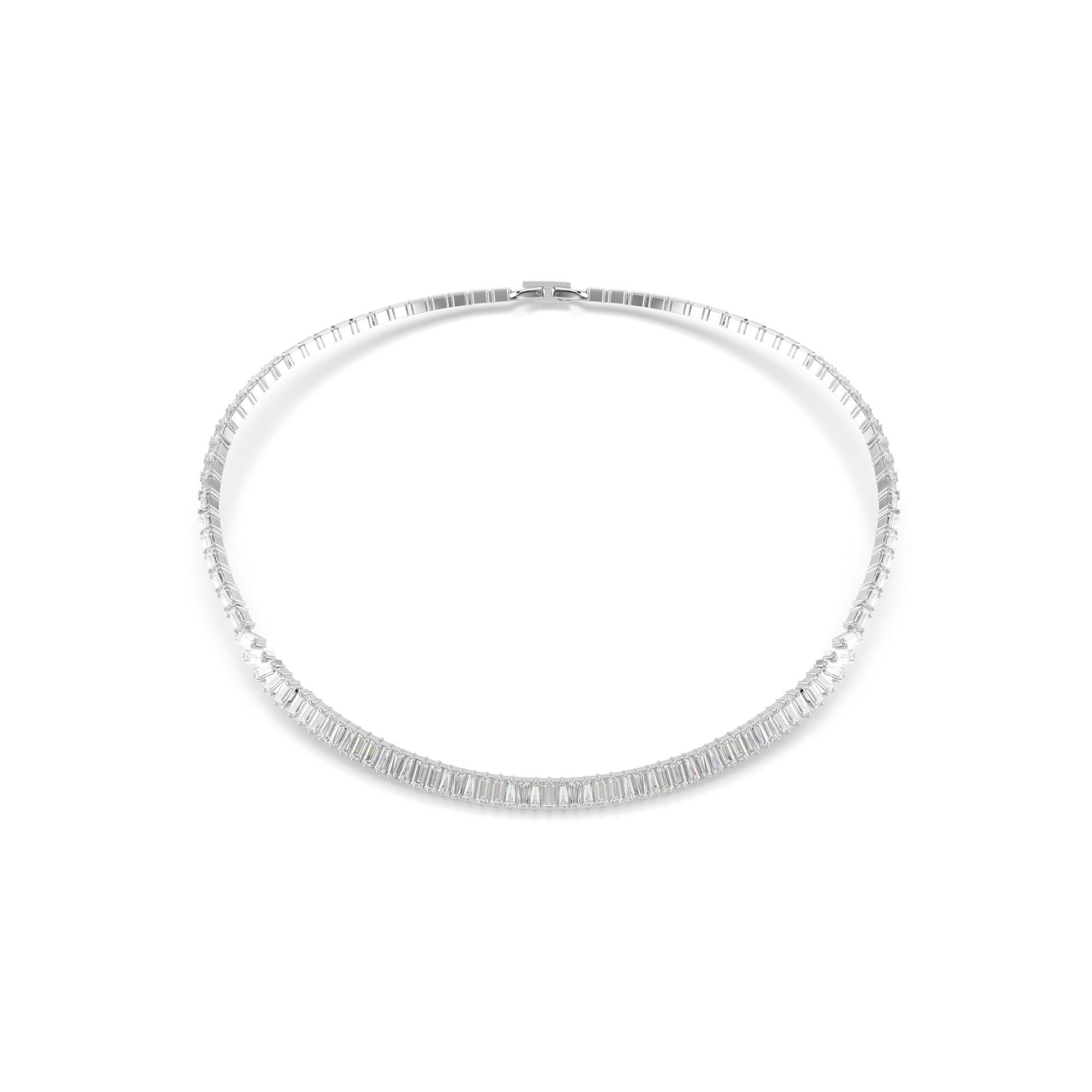 Matrix Kolye, Baget kesim, Beyaz, Rodyum kaplama