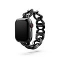 Sparkling Zincir kordon, Apple Watch® 40 mm ve 41 mm ile uyumlu, Siyah, Siyah yüzey