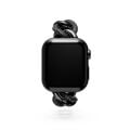 Sparkling Zincir kordon, Apple Watch® 40 mm ve 41 mm ile uyumlu, Siyah, Siyah yüzey