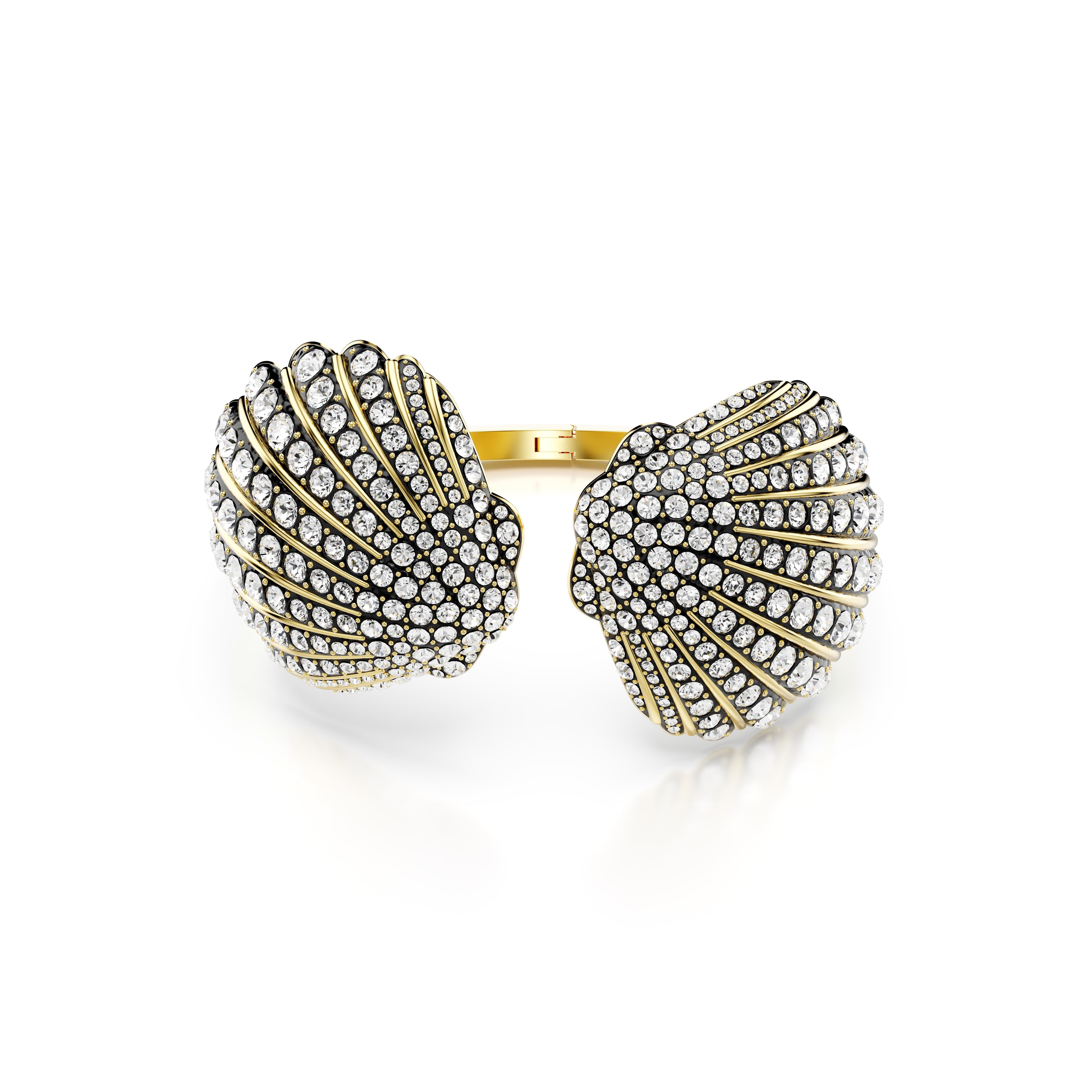 Idyllia Bileklik, Deniz Kabuğu, Beyaz, Altın rengi kaplama M