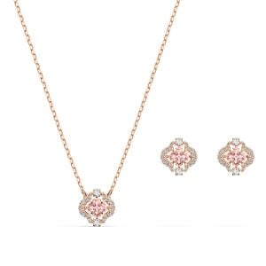 Una Clover Set, Pembe, Pembe altın rengi kaplama