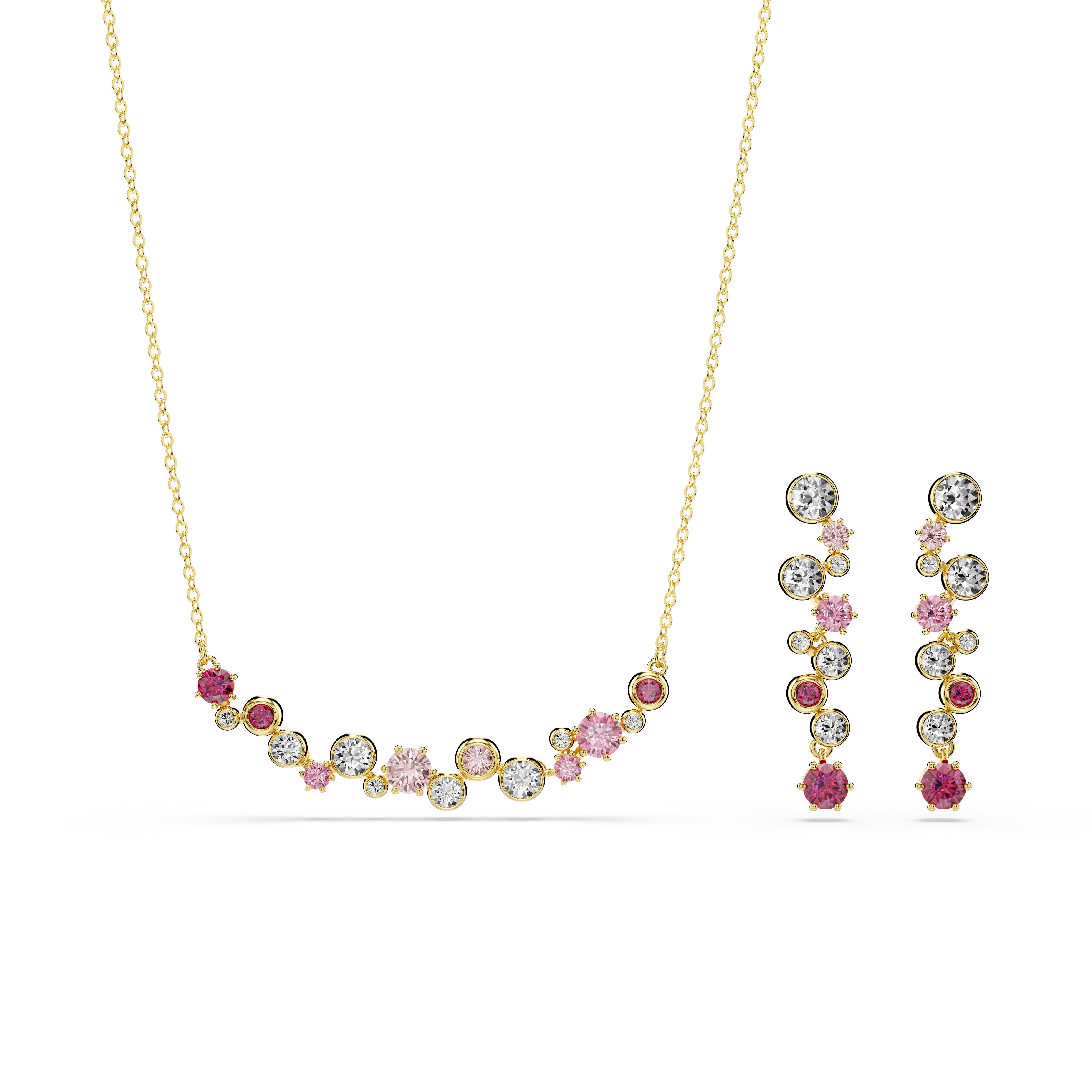 Constella Set, Karışık kesimler, Çok renkli, Altın rengi kaplama