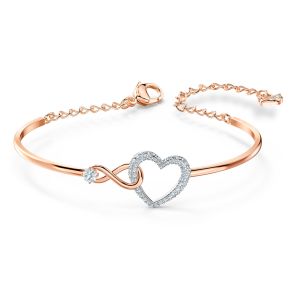 Hyperbola Heart Bileklik, Beyaz, Karışık metal M