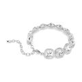 Una Angelic Bileklik, Yastık kesim, Beyaz, Rodyum kaplama M