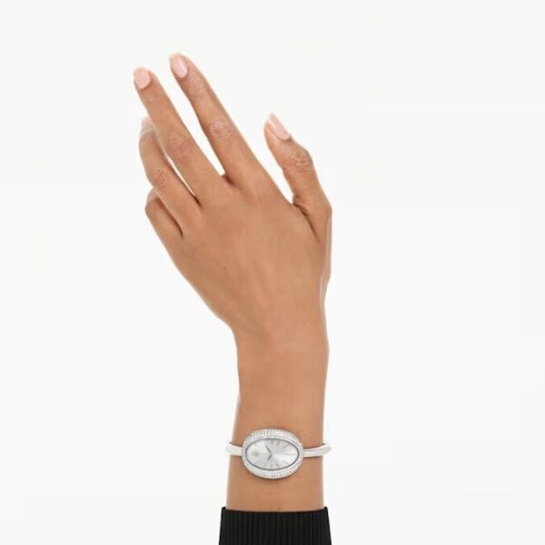 Imber bangle Saat, İsviçre Üretimi, Metal bileklik, Gümüş Rengi, Paslanmaz çelik
