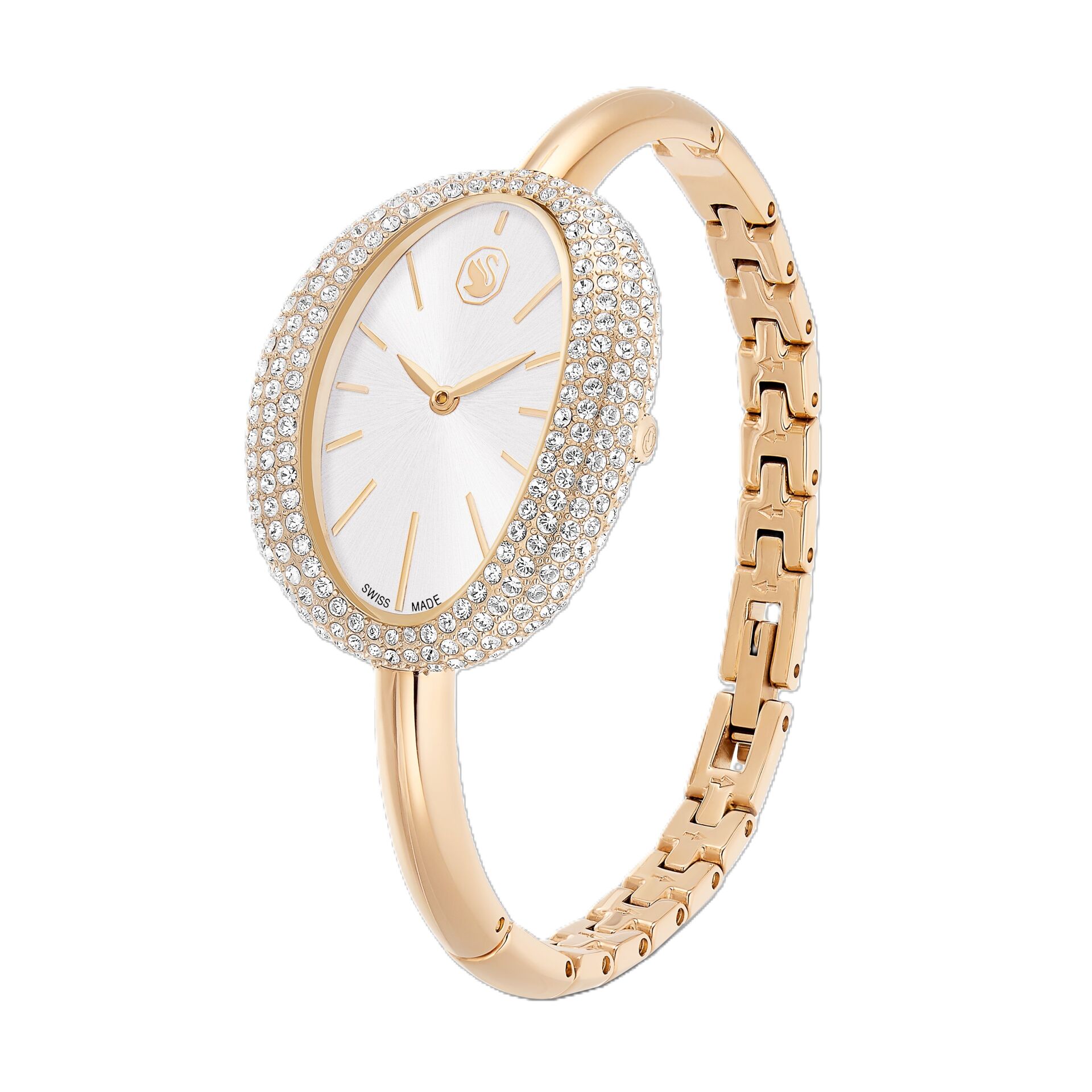 Imber bangle Saat, İsviçre Üretimi, Metal bileklik, Altın Rengi, Şampanya altın rengi yüzey