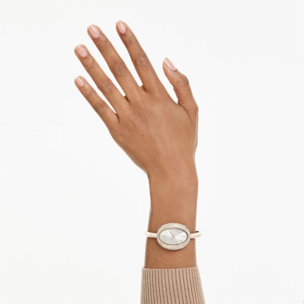 Imber bangle Saat, İsviçre Üretimi, Metal bileklik, Altın Rengi, Şampanya altın rengi yüzey