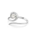 Ariana Grande x Swarovski Bileklik, Kristal inci, Baget kesim, Beyaz, Rodyum kaplama M