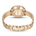 Crystalline Bangle Saat, İsviçre Üretimi, Metal bileklik, Yeşil, Pembe altın rengi yüzey