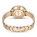 Crystalline Bangle Saat, İsviçre Üretimi, Metal bileklik, Yeşil, Pembe altın rengi yüzey