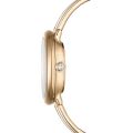 Crystalline Bangle Saat, İsviçre Üretimi, Metal bileklik, Yeşil, Pembe altın rengi yüzey