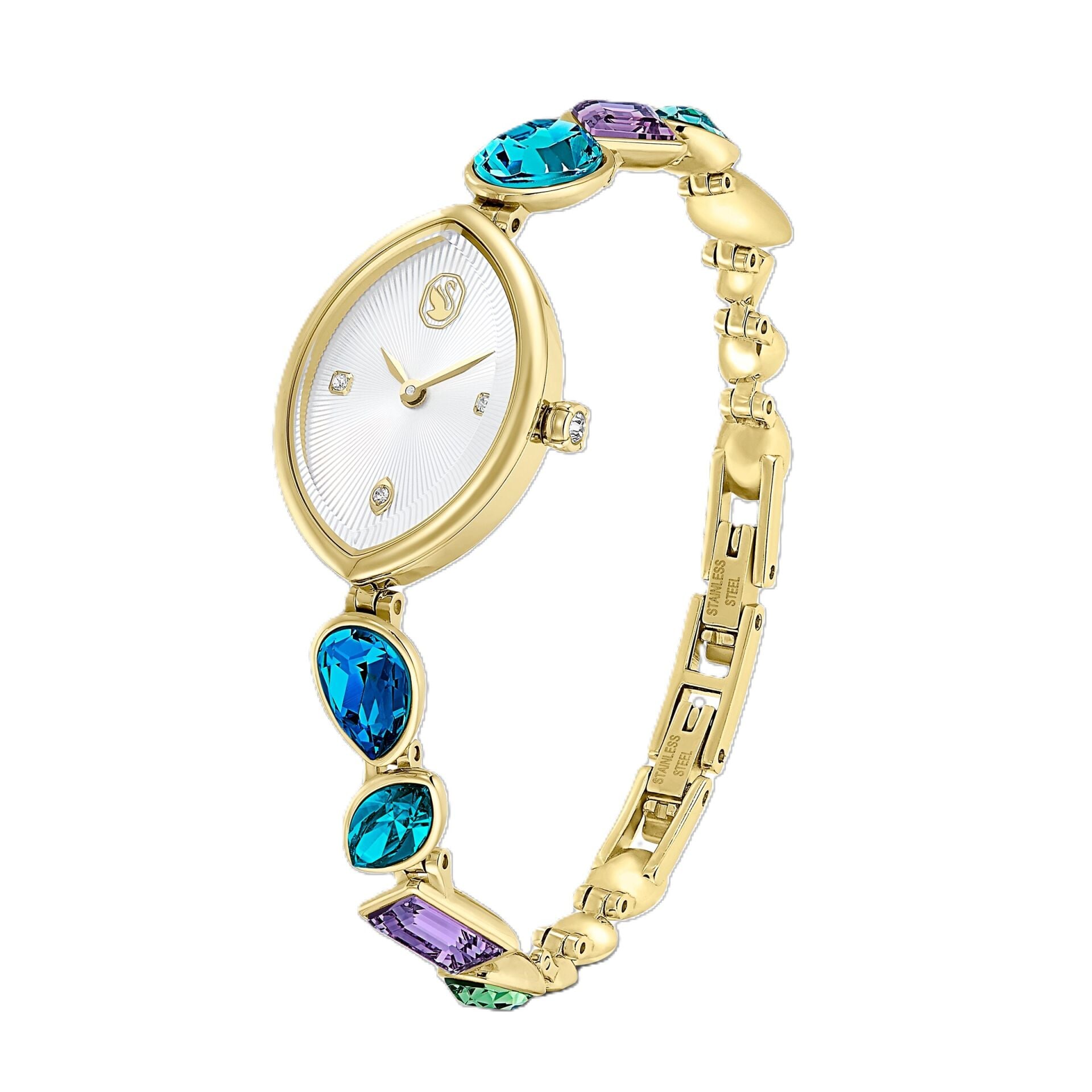 Gema Saat, Kristal bileklik, Altın Rengi, Altın rengi yüzey