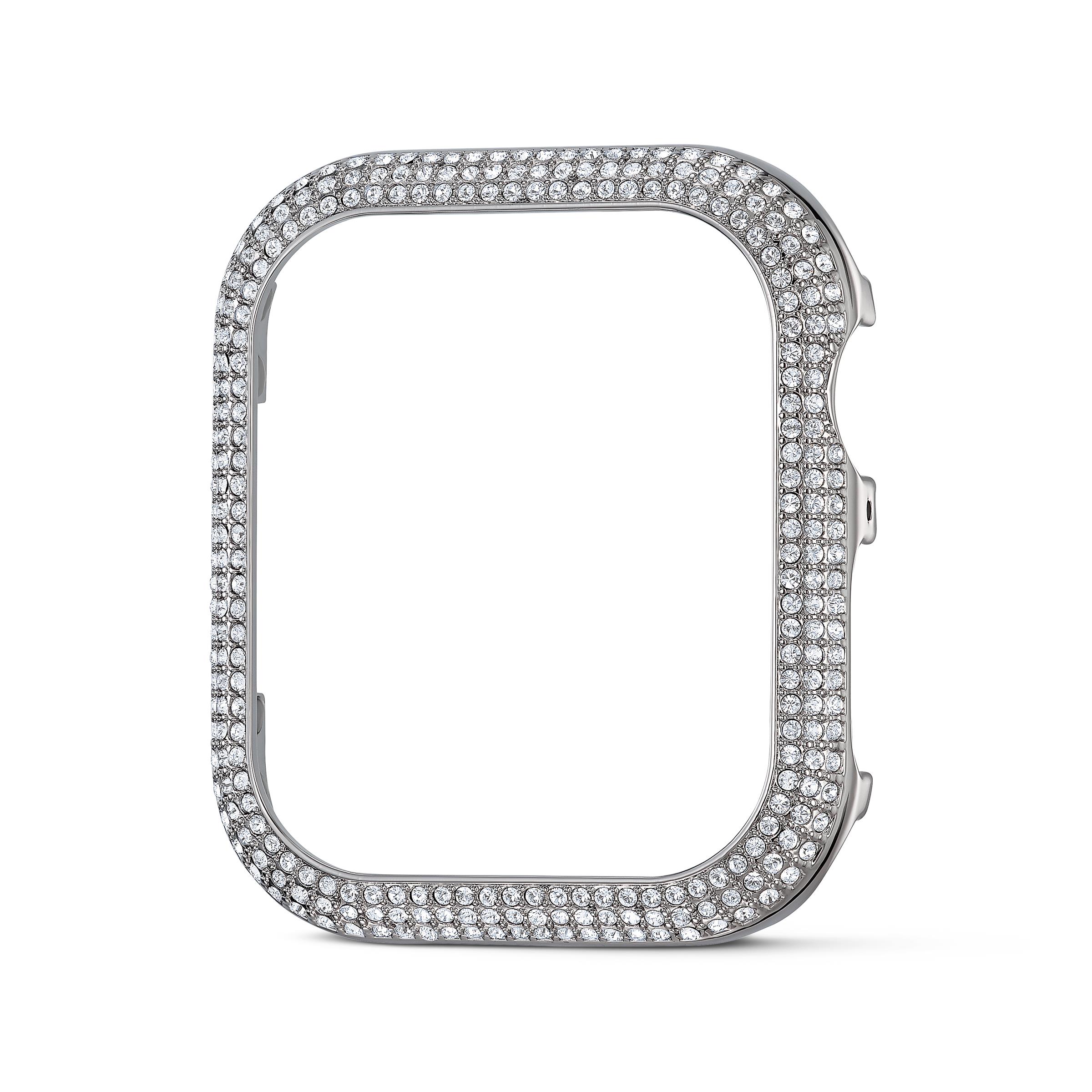 Sparkling Apple Watch ®  uyumlu kılıf, 40 mm, Gümüş Rengi
