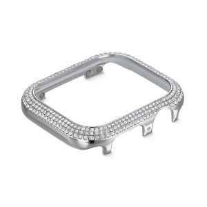 Sparkling Apple Watch ®  uyumlu kılıf, 40 mm, Gümüş Rengi