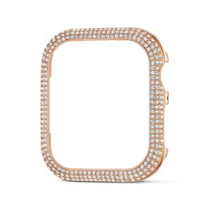Sparkling Apple Watch ®  uyumlu kılıf, 40 mm, Rose Altın tonu