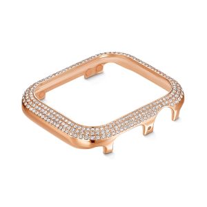 Sparkling Apple Watch ®  uyumlu kılıf, 40 mm, Rose Altın tonu