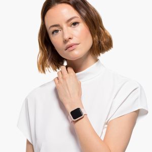 Sparkling Apple Watch ®  uyumlu kılıf, 40 mm, Rose Altın tonu