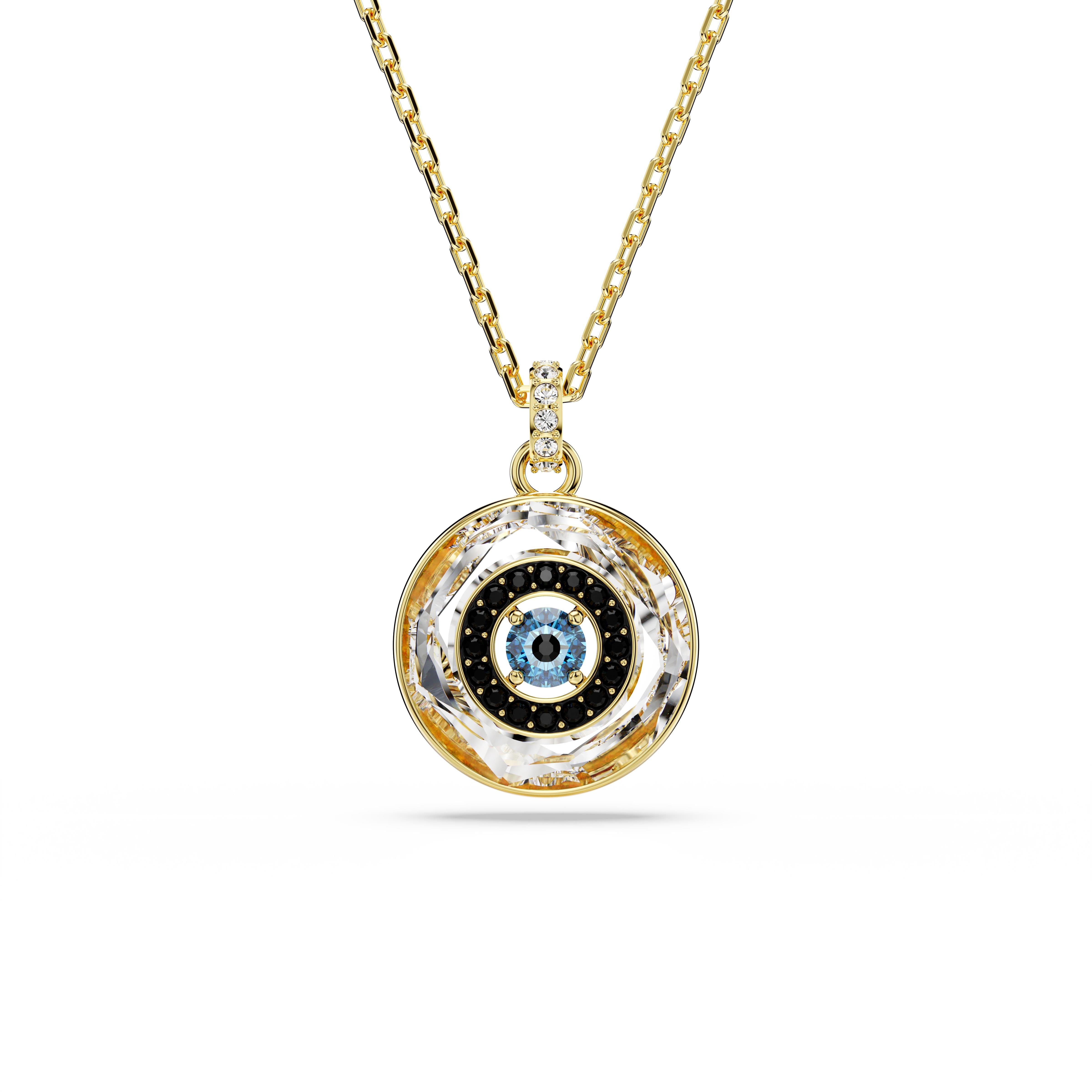 Symbolica Kolye, Evil Eye, Küçük, Çok renkli, Altın kaplama