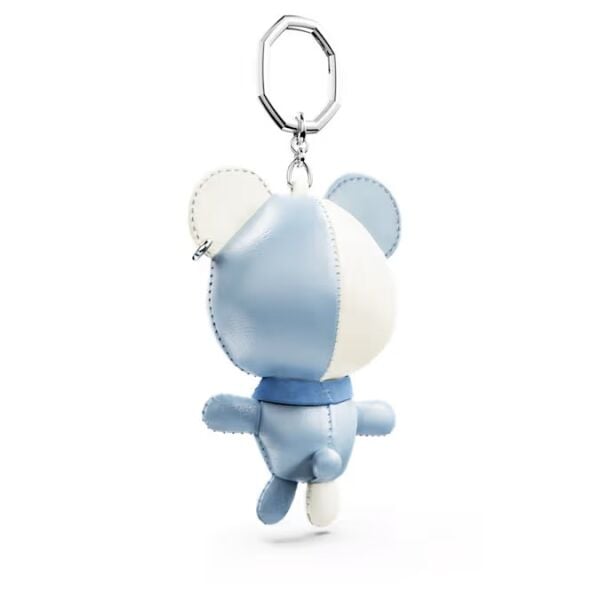 Teddy Çanta Charm'ı, Ayıcık, Mavi, Rodyum kaplama