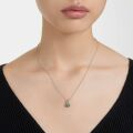Birthstone Kolye Ucu, Kare kesim, Mayıs, Yeşil, Rodyum kaplama