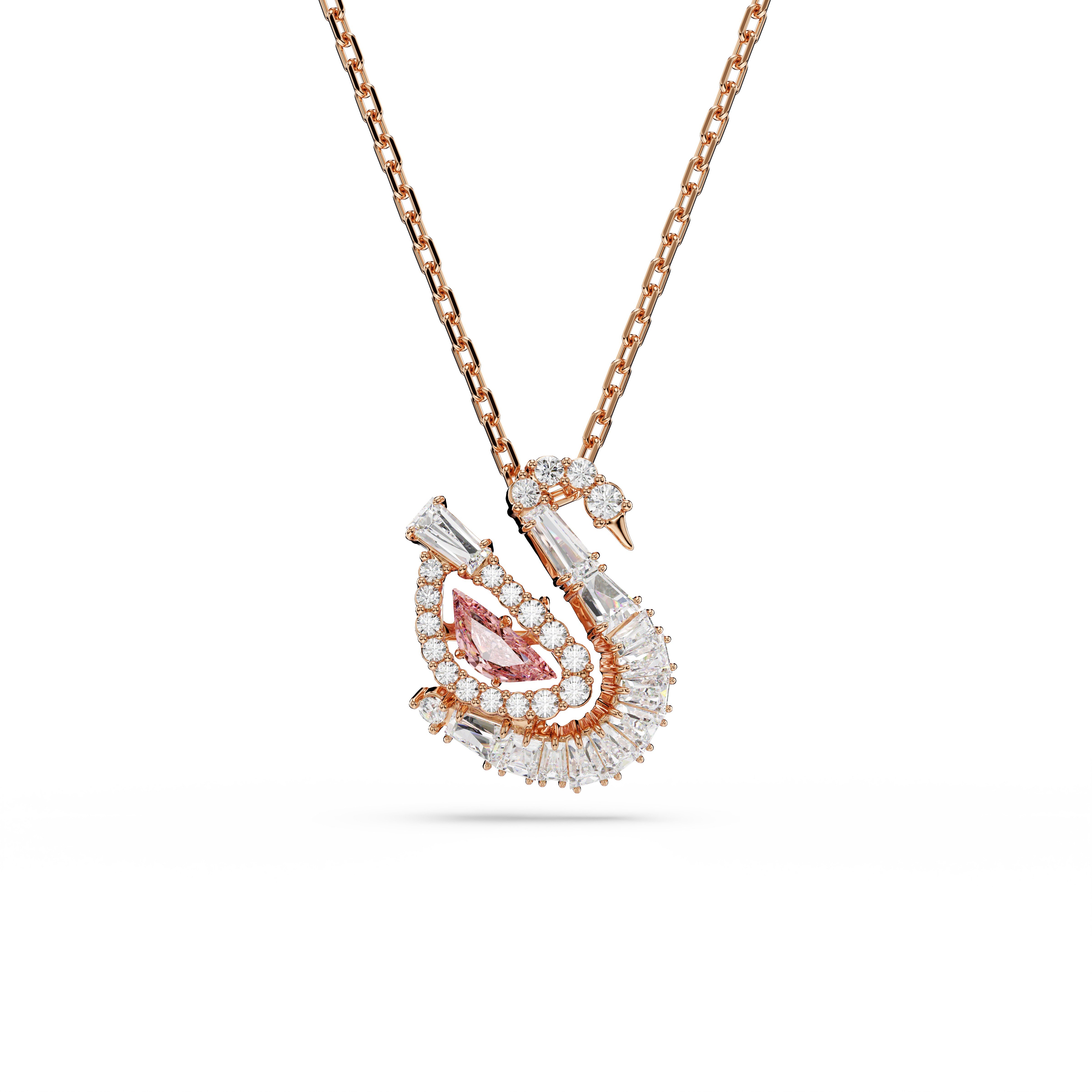 Swan Kolye, Karışık kesimler, Kuğu, Pembe