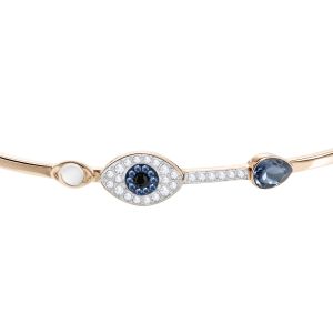 Swarovski Symbolic Evil Eye Bileklik, Mavi, Karışık metal  M