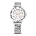 Nova Chrono saat, İsviçre Yapımı, Metal bilezik, Gümüş ton, Paslanmaz Çelik