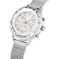 Nova Chrono saat, İsviçre Yapımı, Metal bilezik, Gümüş ton, Paslanmaz Çelik