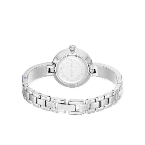 Matrix bangle Saat, İsviçre Üretimi, Kristal bileklik, Mavi, Paslanmaz çelik