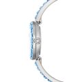 Matrix bangle Saat, İsviçre Üretimi, Kristal bileklik, Mavi, Paslanmaz çelik