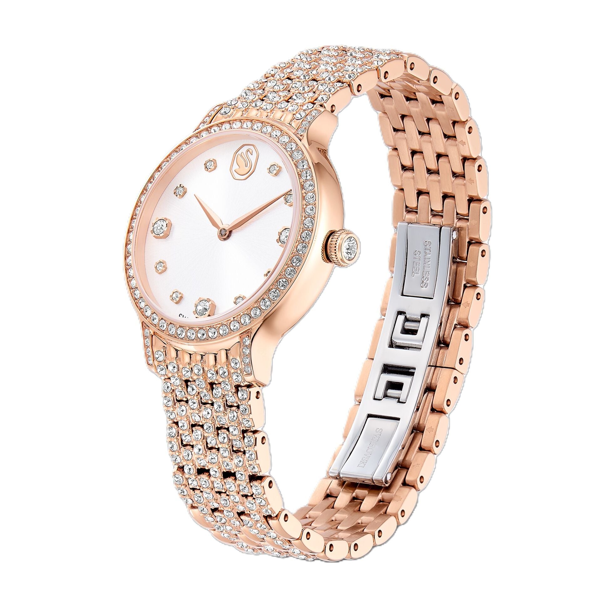 Imber Saat, İsviçre Üretimi, Metal bileklik, Rose Altın tonu, Pembe altın rengi yüzey