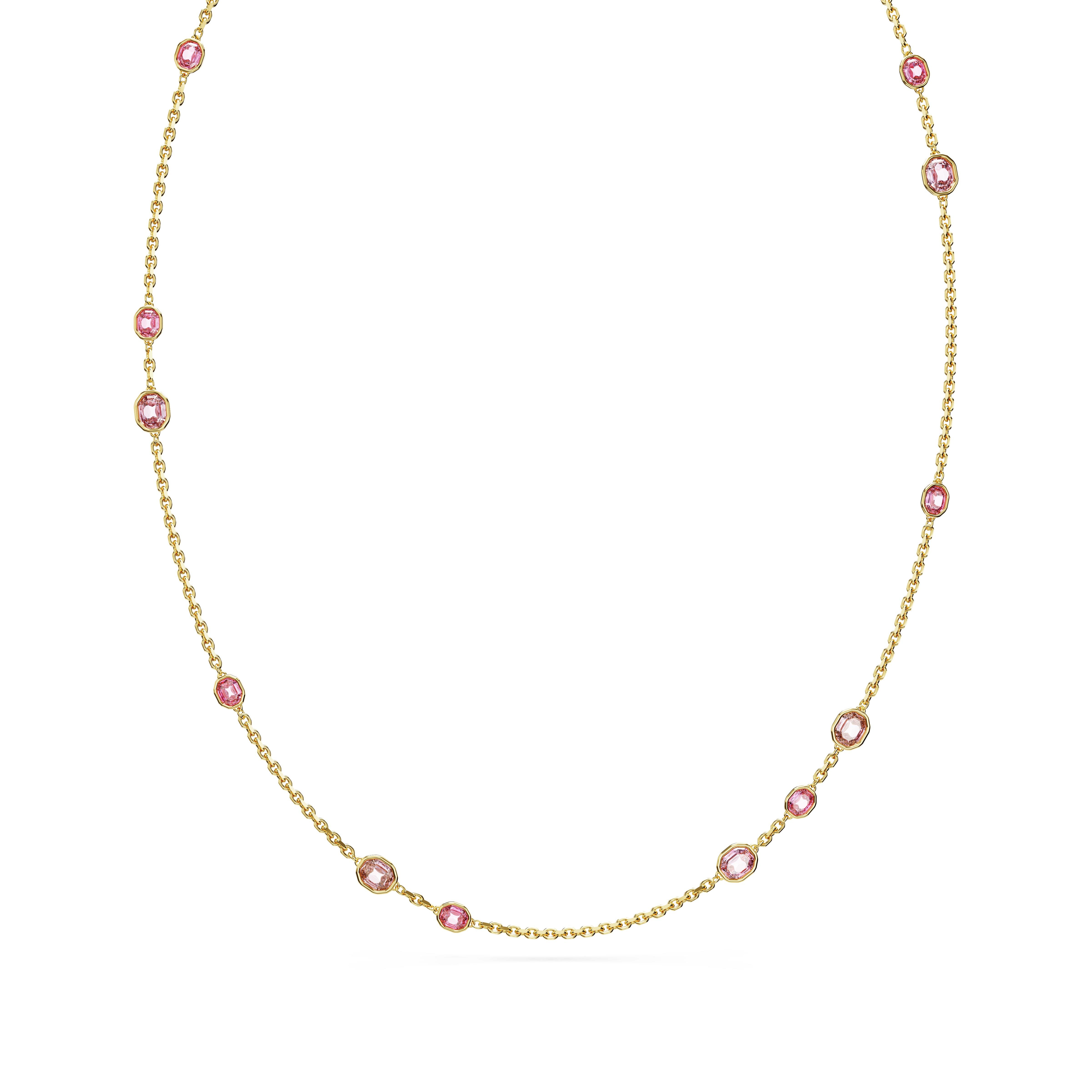 Imber Strand, Yuvarlak kesim, Pembe, Altın rengi kaplama