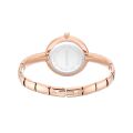 Sublima bangle Saat, İsviçre Üretimi, Metal bileklik, Rose Altın tonu, Pembe altın rengi yüzey
