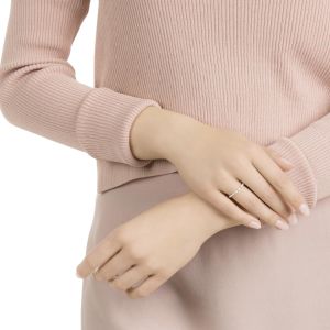 Matrix Marquise Yüzük, Beyaz, Pembe altın rengi kaplama 55