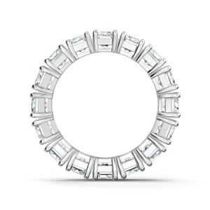 Matrix Wide Yüzük, Beyaz, Rodyum kaplama 50