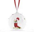 Holiday Cheers Hediye Çorabı ve Şekerler Top Süs